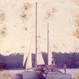 Boating party, Noosa River, 1970s