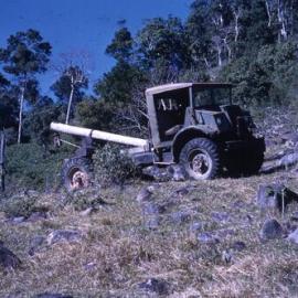 Converted log lifter, possibly Harry Spring's property, Cooroy