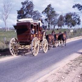 Cobb & Co Carriage, Cooroy, ca early 1974