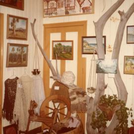 Interior and artwork, Kin Kin Depot, 63 Main Street, Kin Kin, 1980s