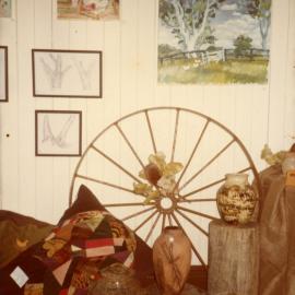 Interior and artwork, Kin Kin Depot, 63 Main Street, Kin Kin, 1980s