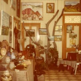 Interior and artwork, Kin Kin Depot, 63 Main Street, Kin Kin, 1980s