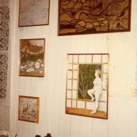 Interior and artwork, Kin Kin Depot, 63 Main Street, Kin Kin, 1980s