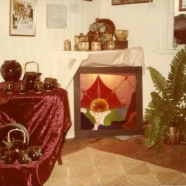 Interior and artwork, Kin Kin Depot, 63 Main Street, Kin Kin, 1980s