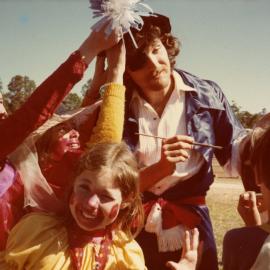 Face painting, Kin Kin Festival, Kin Kin, 1980s