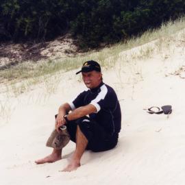 On the dunes, Trevor Bishop, Double Island Point, Great Sandy National Park, Cooloola, ca 2010s