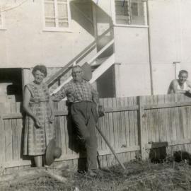 Elsie Morrison, Ernie Morrison and Des Scanlon, Noosaville