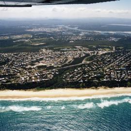 Aerial view, Sunshine Beach, 1990s
