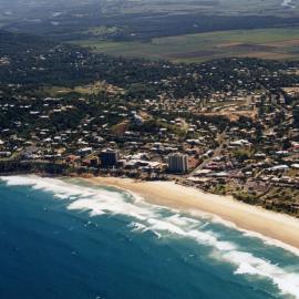 Aerial view, Point Arkwright, 1990s