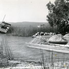 Boats and nets, Noosa Heads, 1980s