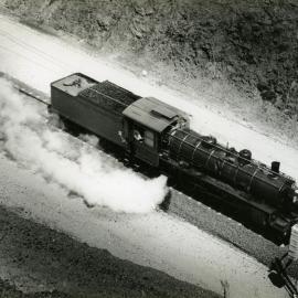 Steam train, Eumundi, 1980s