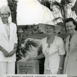 Dedication, Jock Sturrock Bridge, Noosa Waters, Noosaville, 19 January 1998
