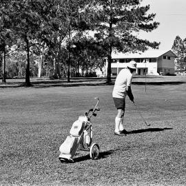 Golfer, Tewantin-Noosa Golf Club, Tewantin, 1970s