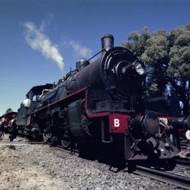 Steam train, Festival of Waters event, Pomona Railway Station, Pomona, 1 September 1979