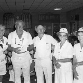 Lawn bowls presentation, Tewantin-Noosa Bowls Club, Tewantin, 1980s