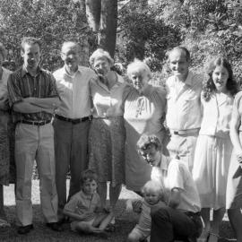 Family wedding portrait, 1980s