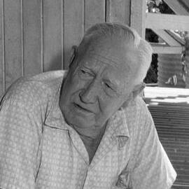 Elderly gentleman, ca 1980s
