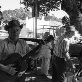 Musician, Eumundi Markets, Eumundi, ca 1980s