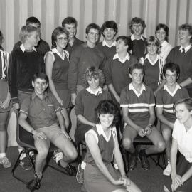School students, Noosa District State High School, 1980s