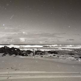 Beachgoer, Sunshine Beach, 1980s