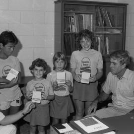 Sunshine Beach State School students, Sunshine Beach State School, 105 Ben Lexcen Drive, Sunshine Beach, 1980s