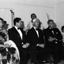 Distinguished guests, Debutante Ball, Cooroy Memorial Hall, Cooroy, 1980s
