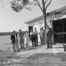 Stanley Adams, Chairman, Noosa Shire Council, Official Opening, Noosa River Sailing Club, 222 Gympie Terrace, Noosaville, September 1961