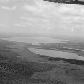 Aerial view, Lake Cooroibah and Lake Doonella