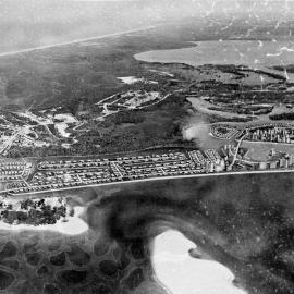 Architect aerial concept, Noosa Sound development, Noosa Heads, ca 1970s