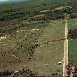 Aerial view, coastal lands, ca 1970s