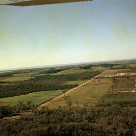 Aerial view, coastal lands, ca 1970s