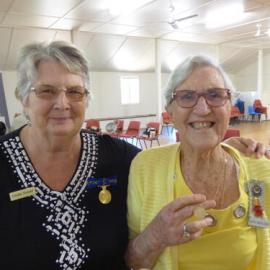 Linda Sivyer and Olive Donaldson, Launch, Noosa Remembers, Pomona Memorial School of Arts, Pomona, 7 September 2017