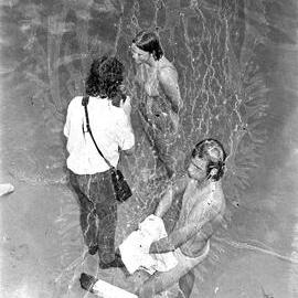 Competitors, Open Cross River Swim, Festival of Waters, Noosaville, 2 September 1973