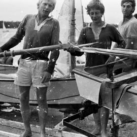 Broken mast, Noosa River, Noosaville, March 1971