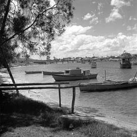 Boats at rest, Noosa River, Noosaville, ca 1972