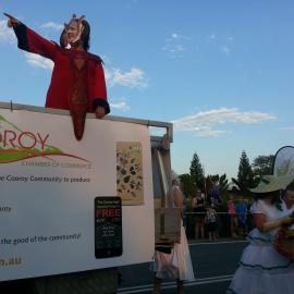 Parade participant, Christmas in Cooroy, Maple Street, Cooroy, 3 December 2016