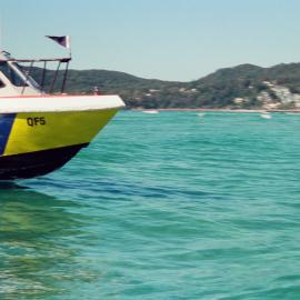Coast Guard Noosa QF5 boat, Laguna Bay, Noosa Heads, 1 July 2002