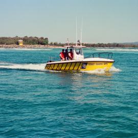 Coast Guard Noosa QF5 boat, Laguna Bay, Noosa Heads, 1 July 2002