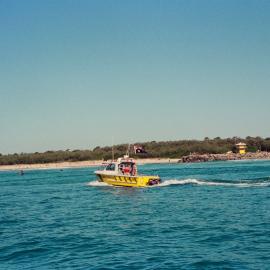 Coast Guard Noosa QF5 boat, Laguna Bay, Noosa Heads, 1 July 2002