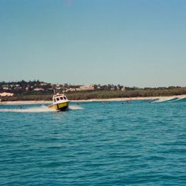 Coast Guard Noosa QF5 boat, Laguna Bay, Noosa Heads, 1 July 2002