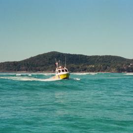 Coast Guard Noosa QF5 boat, Laguna Bay, Noosa Heads, 1 July 2002