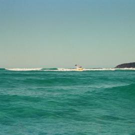 Coast Guard Noosa QF5 boat, Laguna Bay, Noosa Heads, 1 July 2002