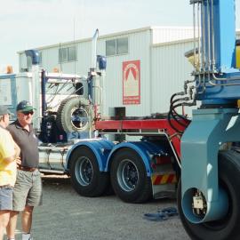Delivery preparations, 'John Waddams' rescue boat, Coast Guard Noosa QF5, 21 January 2003