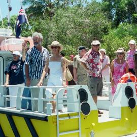 Guests, Australia Day celebrations, Coast Guard Noosa QF5, Noosa Heads, 27 January 2003
