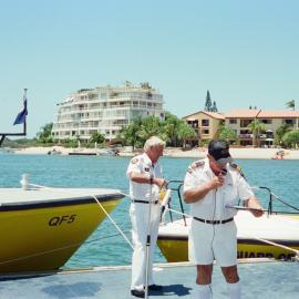 Ceremony, Australian Day celebrations, Coast Guard Noosa QF5, Noosaville, 27 January 2003