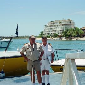 Ceremony, Australian Day celebrations, Coast Guard Noosa QF5, Noosaville, 27 January 2003