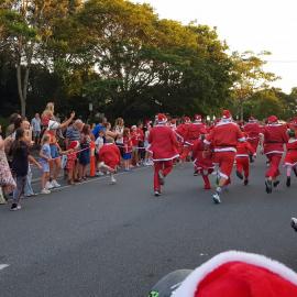 Santa race, Christmas in Cooroy, Maple Street, Cooroy, 13 December 2024
