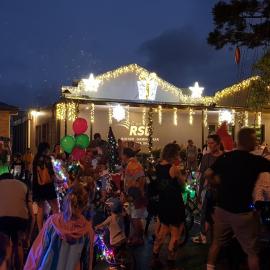 Decorated Bike Competition judging, Christmas in Cooroy, Maple Street, Cooroy, 13 December 2024
