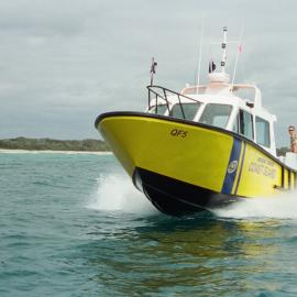 Coast Guard Noosa QF5 boat, Laguna Bay, Noosa Heads, 27 January 2004