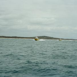 Coast Guard Noosa QF5 boats, Laguna Bay, Noosa Heads, 27 January 2004